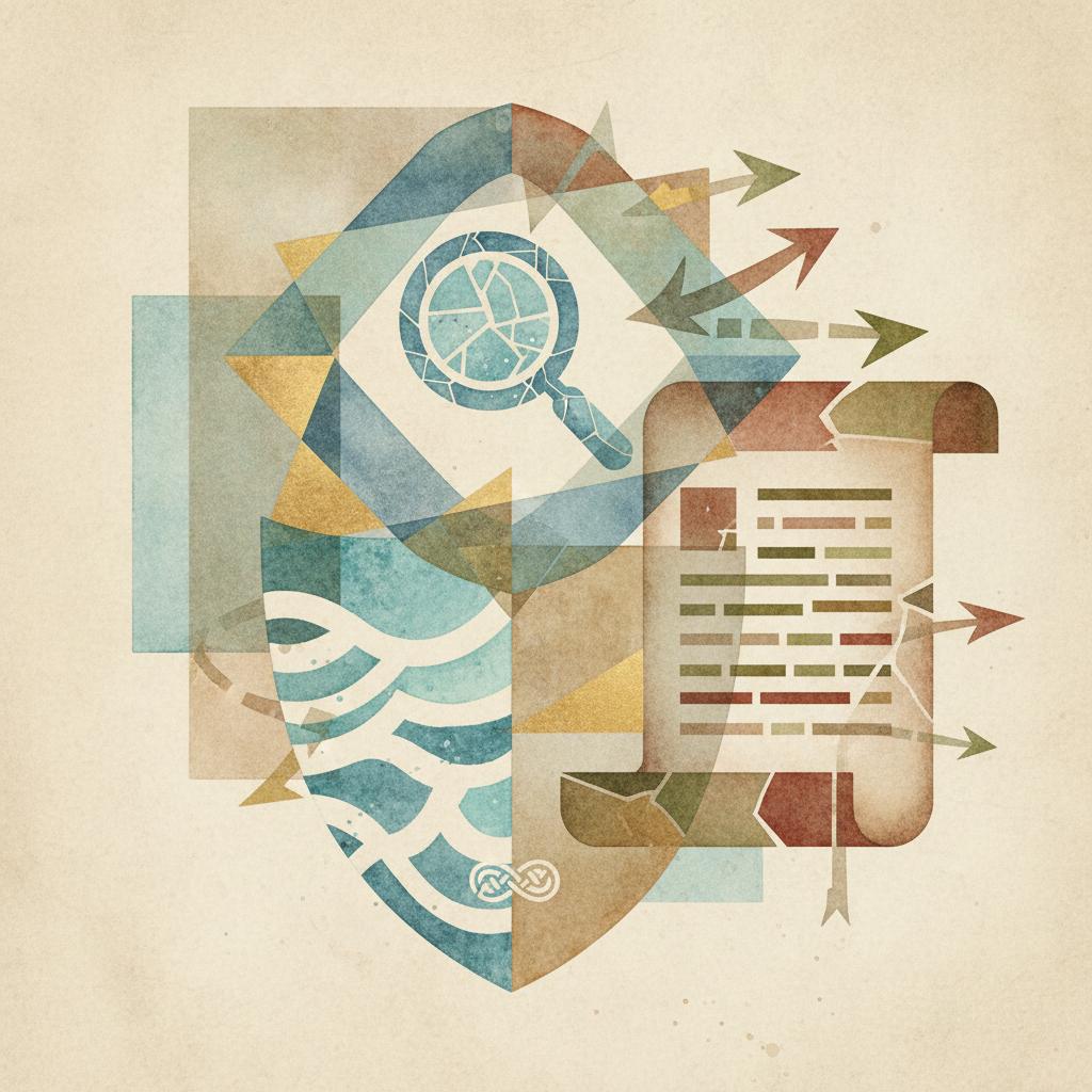 artistic representation of investment diligence, insurance, and terms