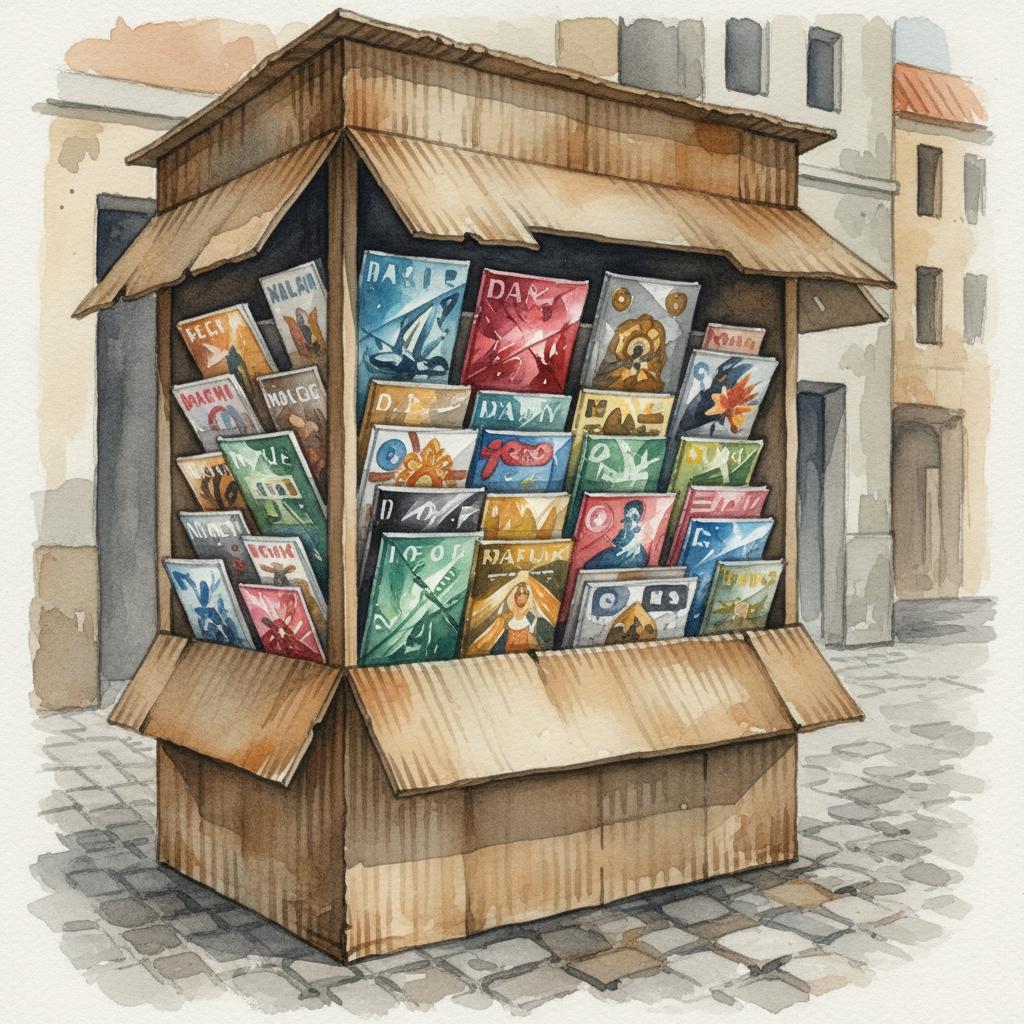 artistic representation of fake publishing