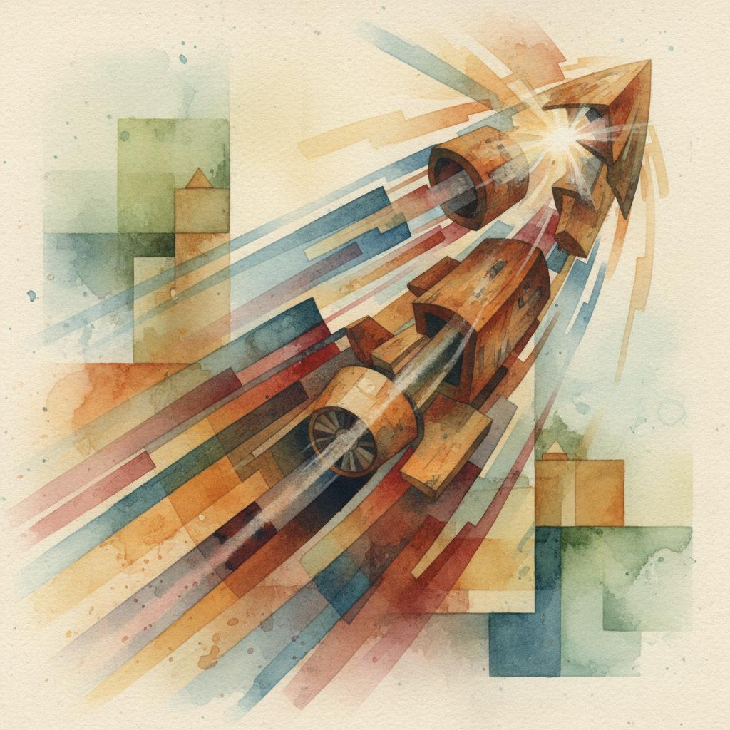 artistic representation of a high velocity organization