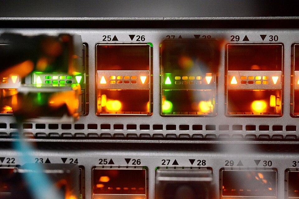 High performance computing infrastructure at the Datarmor Center used for artificial intelligence and scientific data storage.