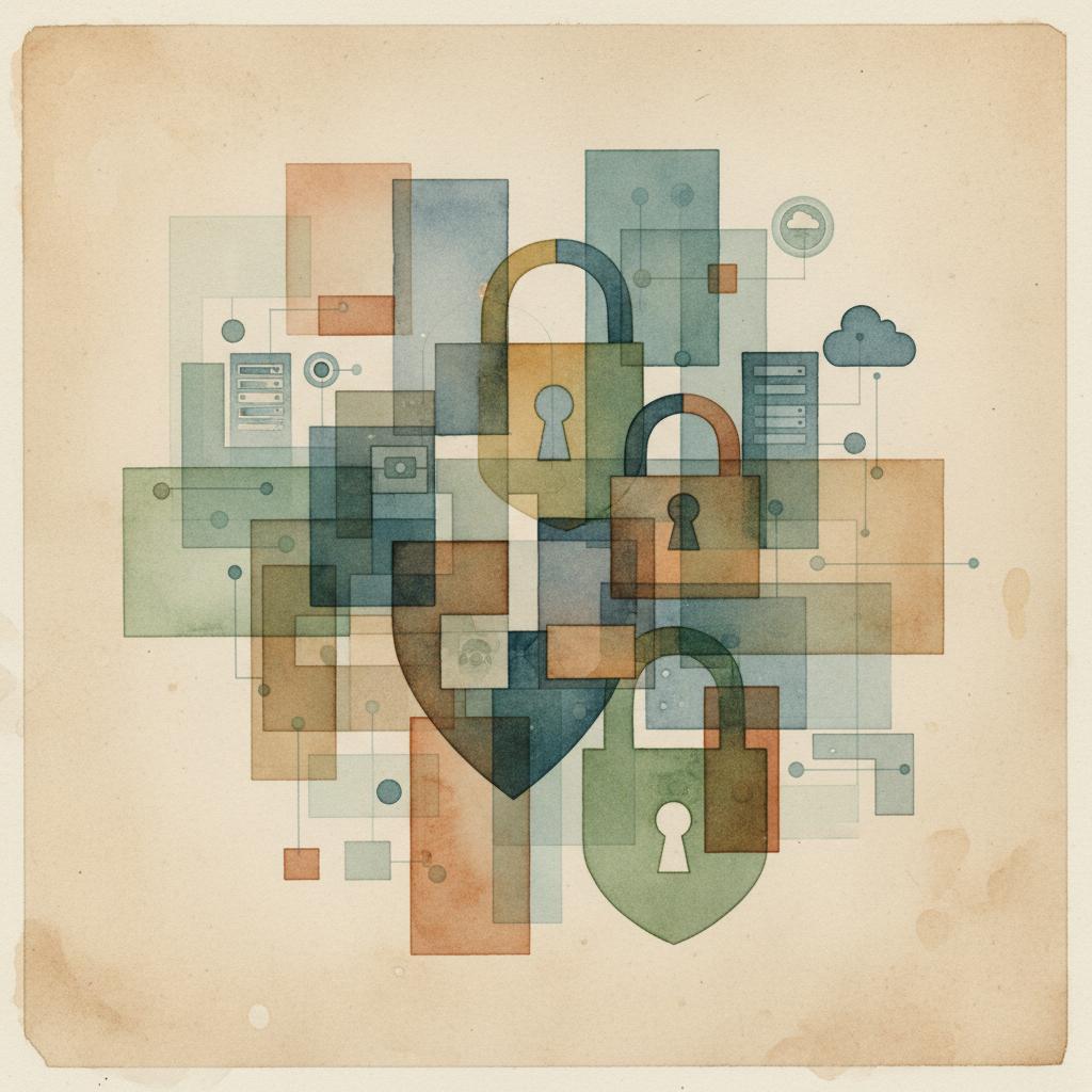 artistic representation of web privacy